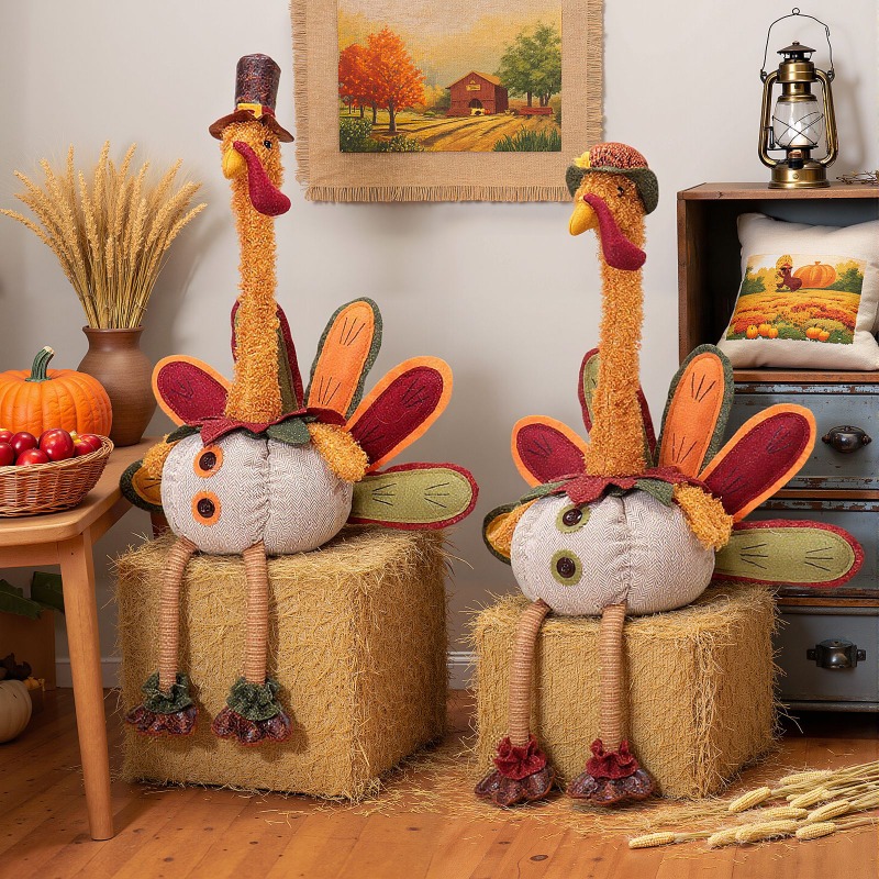 Home Textiles Turkey - Boneca de peru de ação de