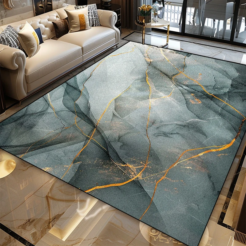 Home Textiles Design - Nordic mármore arte design antiderrapante grande
