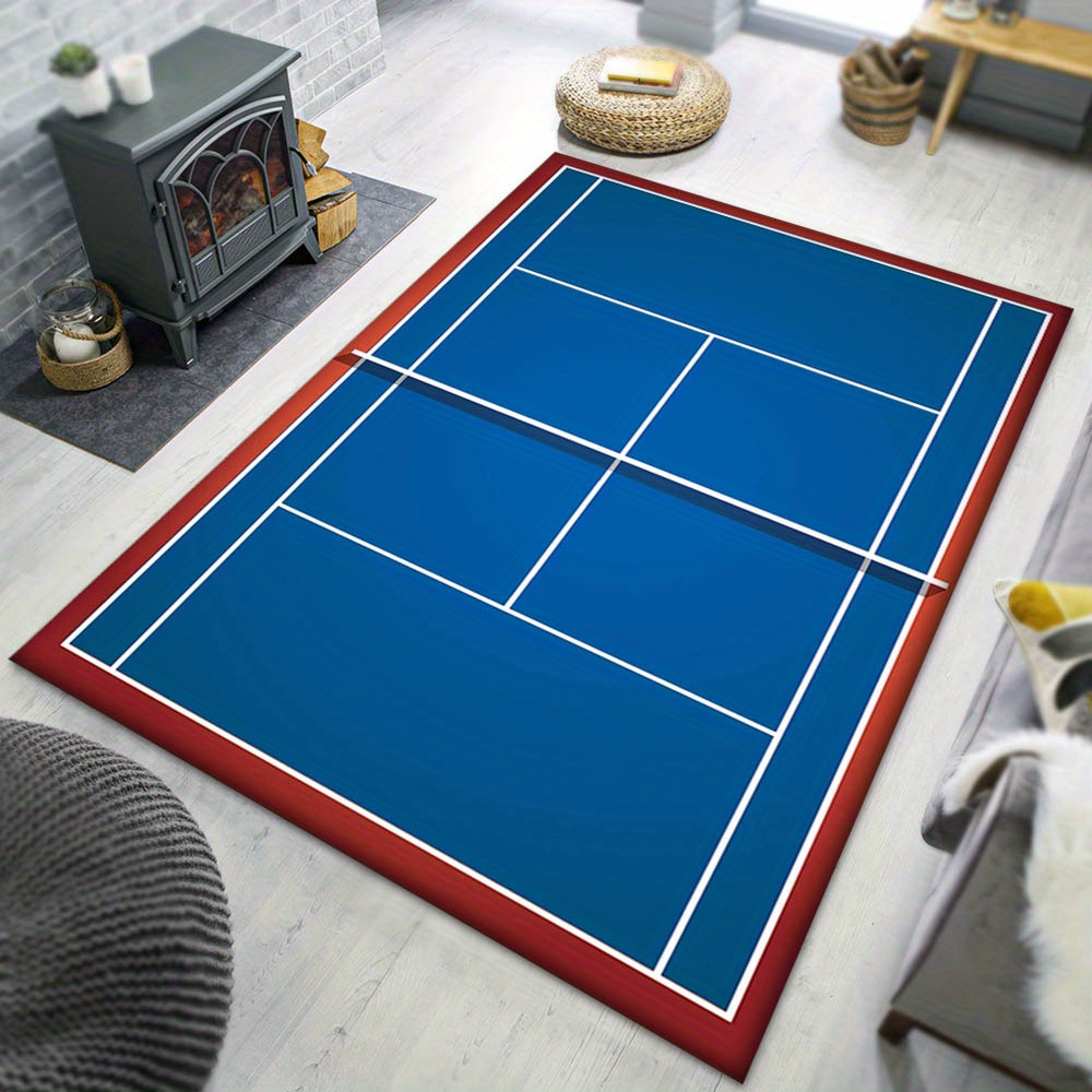 Home Textiles Design - Tapete Decorativo com Design de Quadra