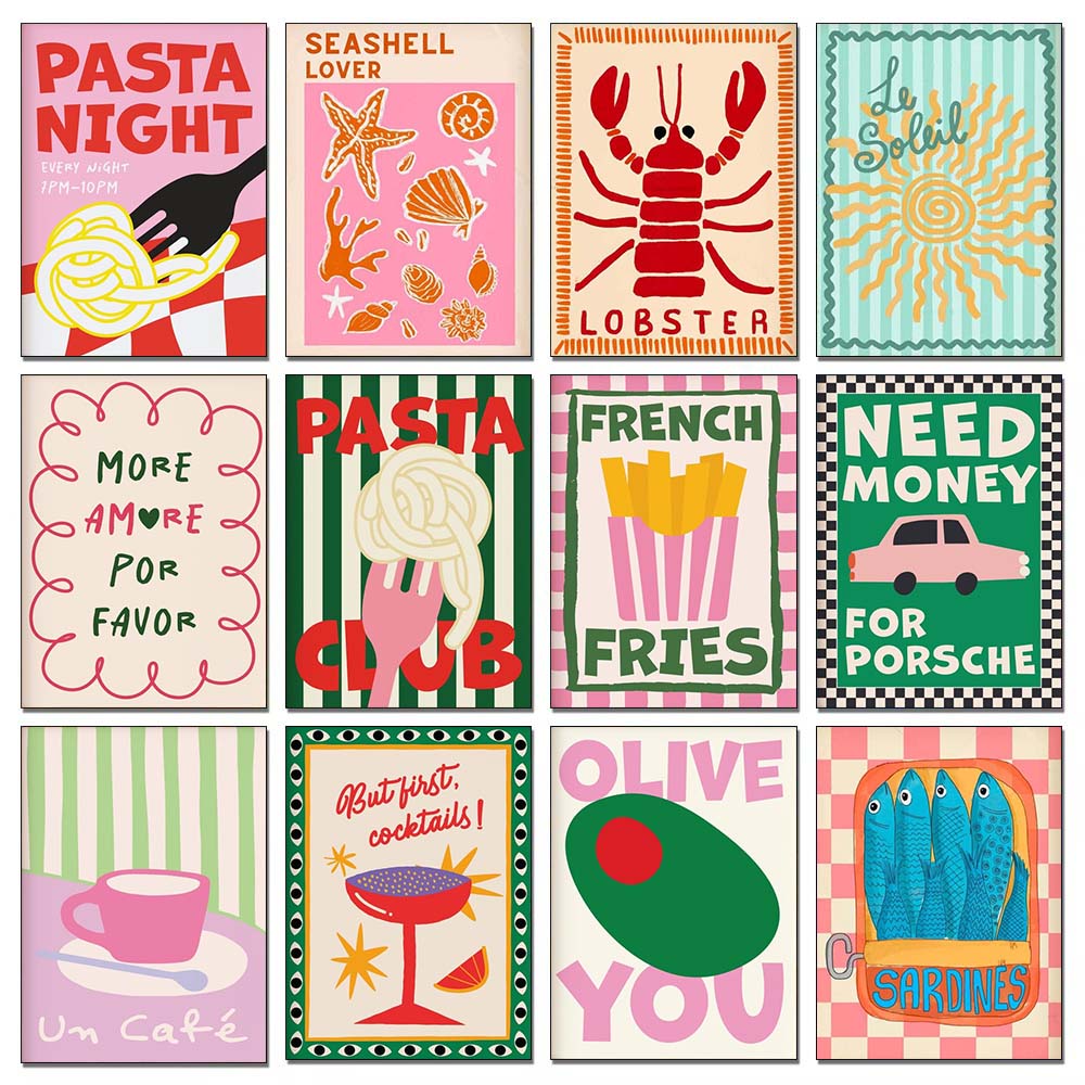 5d diy cor comida arte pintura - Home Textiles France avaliação e preço