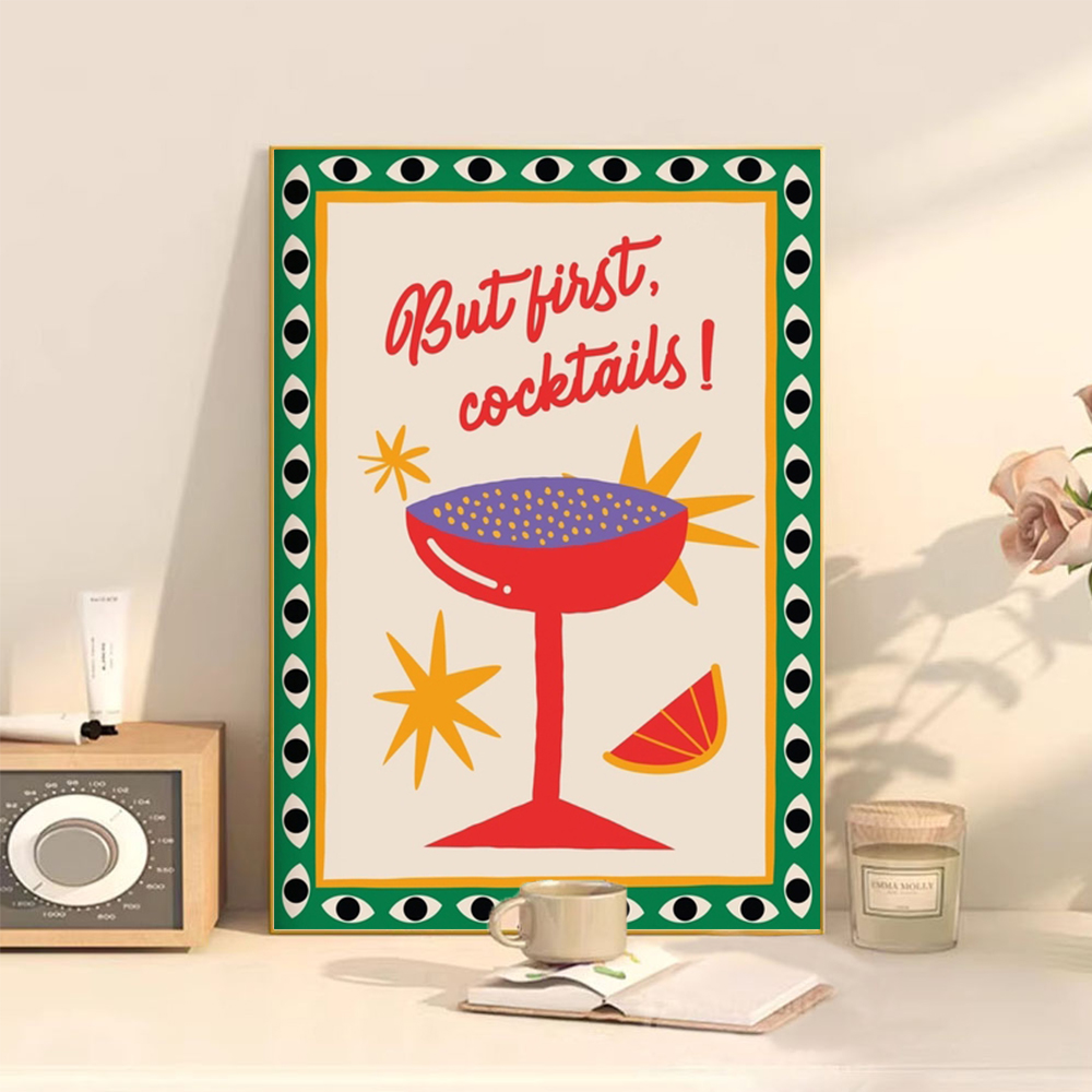 5d diy cor comida arte pintura - Home Textiles France avaliação e preço