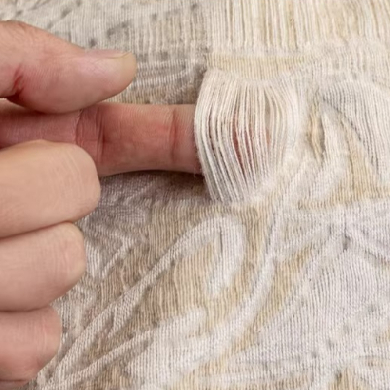Tecido Jacquard de Linho Bege  - Home Textiles Design avaliação e preço