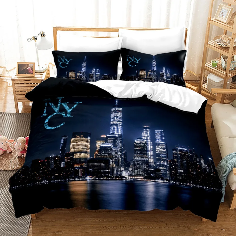 Nova iorque cidade noite vista - Home Textiles New York avaliação e preço
