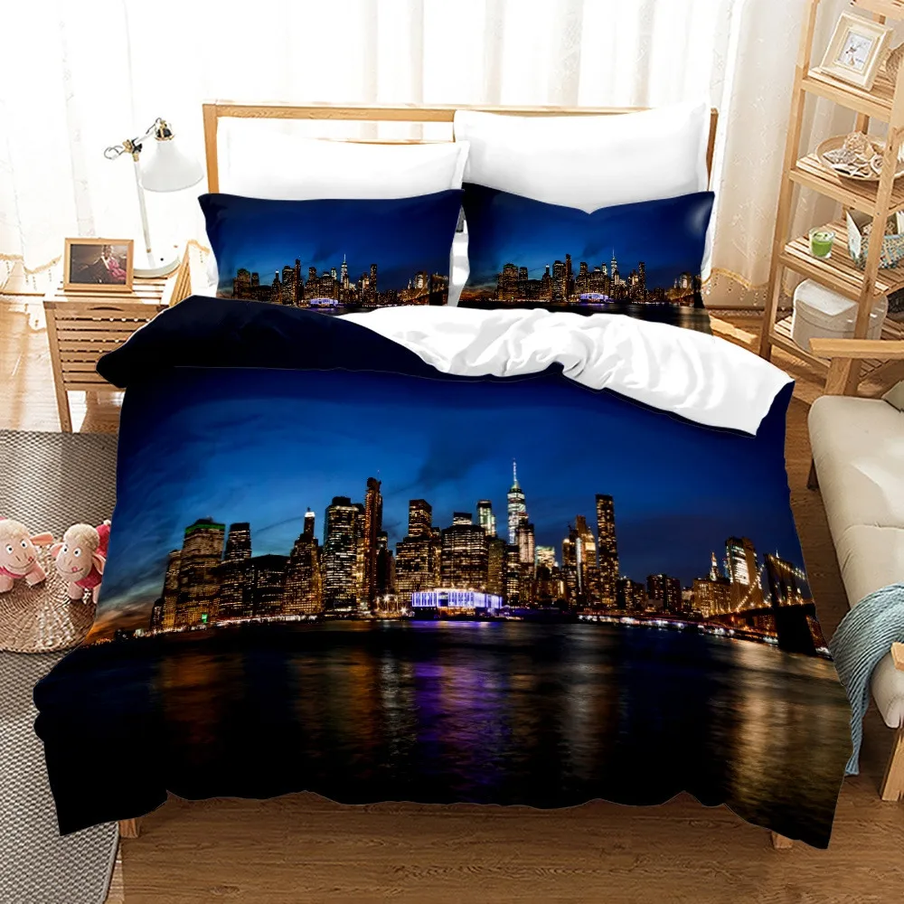 Nova iorque cidade noite vista - Home Textiles New York avaliação e preço