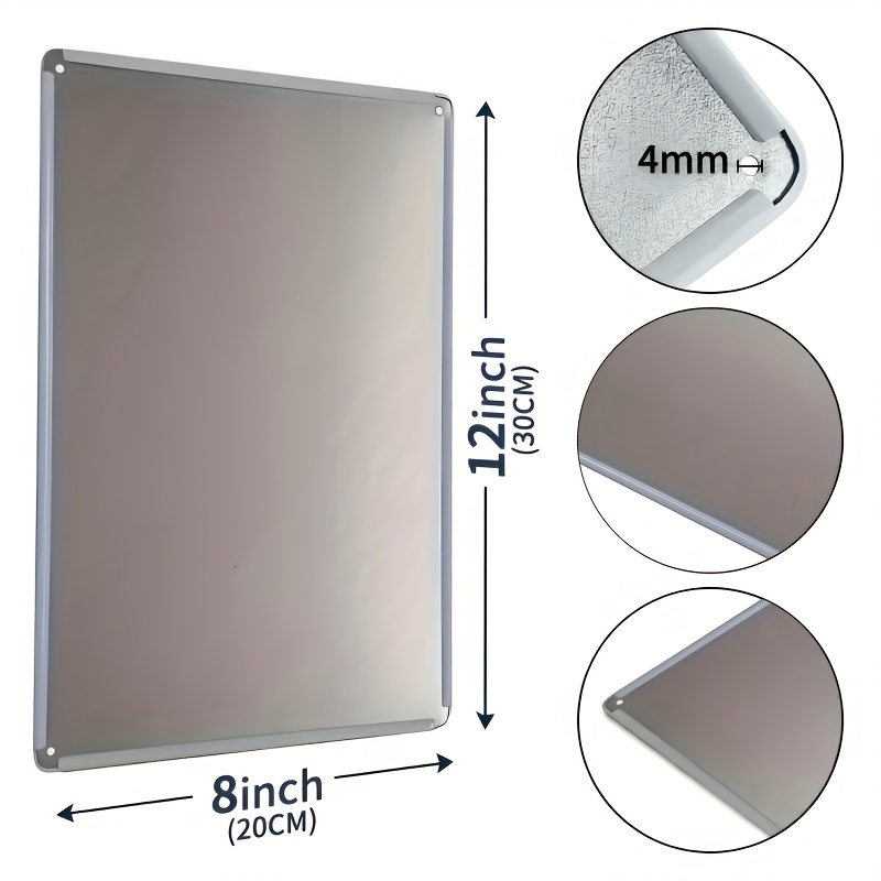 Placa de Metal Retrô com Lei F - Home Textiles France avaliação e preço