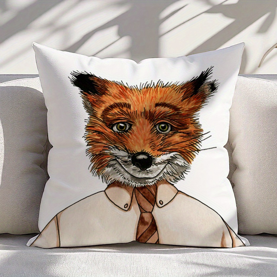 1pc Capa de Almofada Mr. Fox T - Pillow Insert 18X18 avaliação e preço