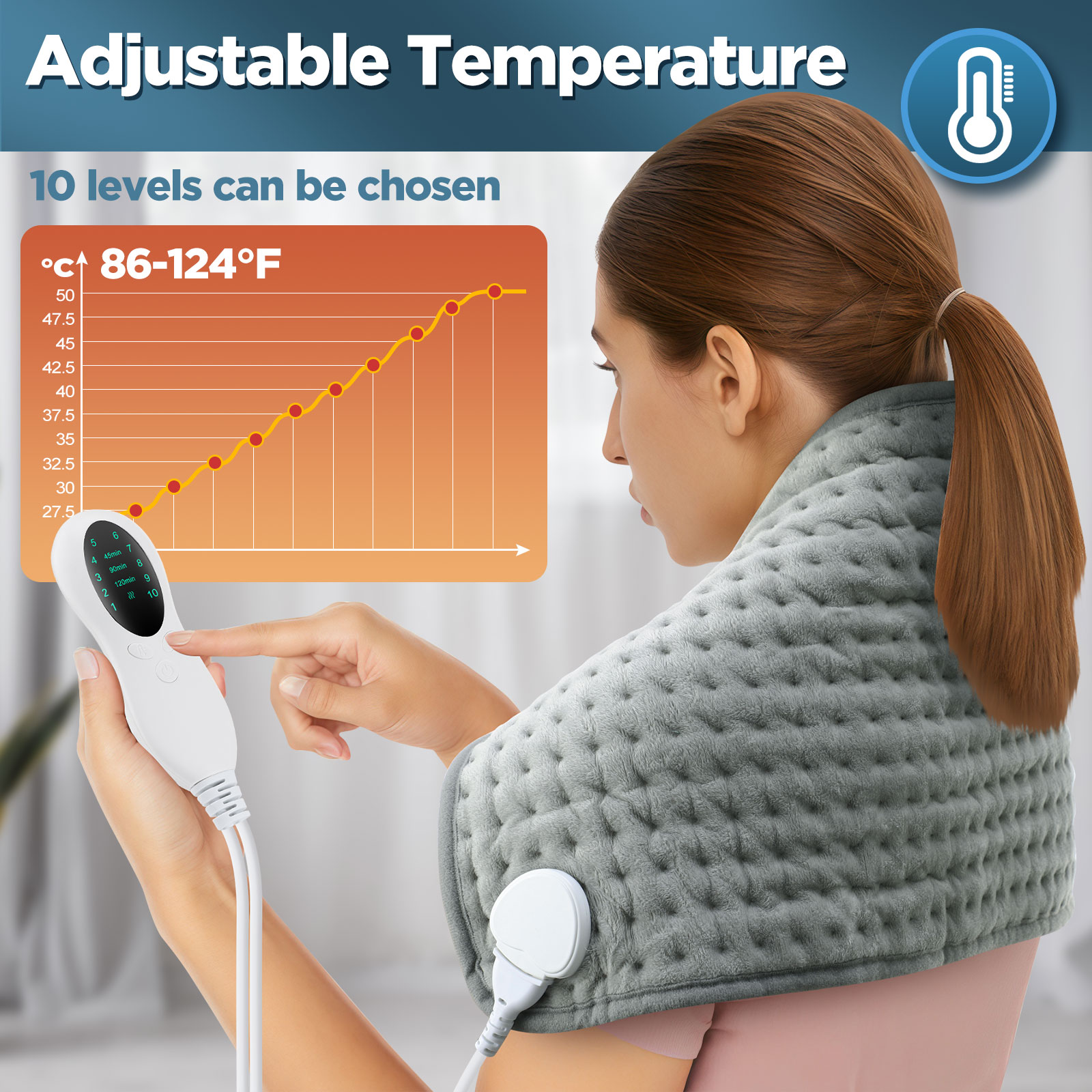 30*60/40*76/50*100cm almofada  - Electric Blanket Heated avaliação e preço